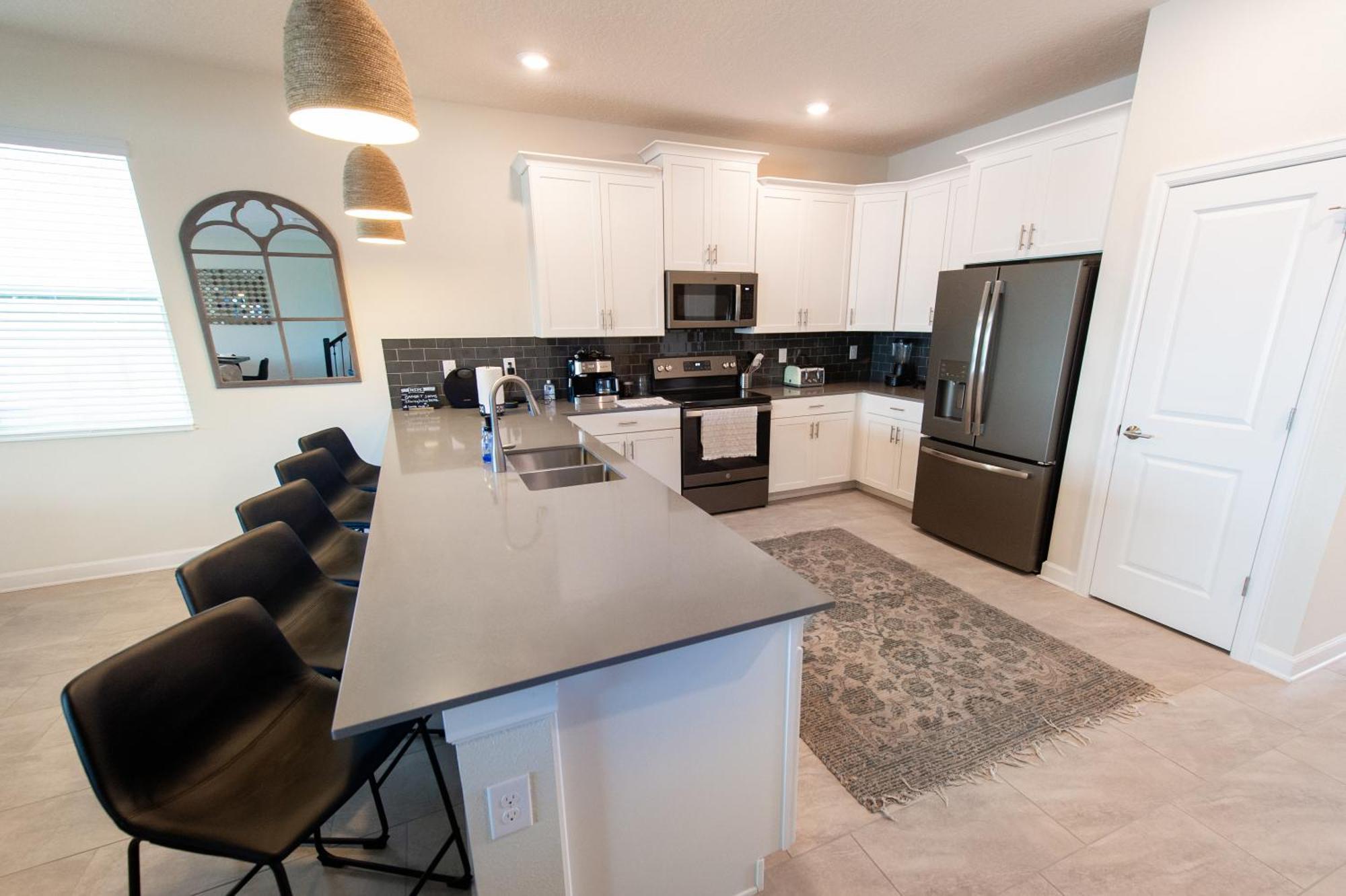 B - New 4 Bedroom Home - 5 Miles To Disney - Free Water Park - Private Pool คิสซิมมี ห้อง รูปภาพ