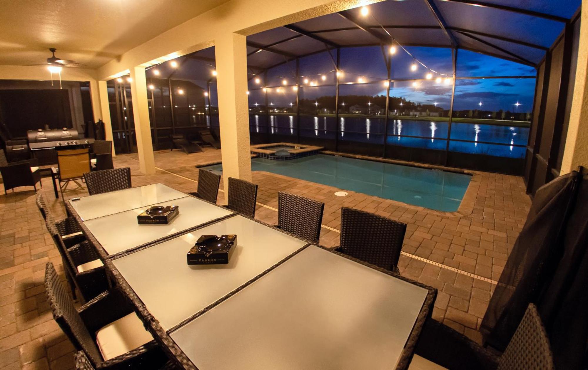 B - New 4 Bedroom Home - 5 Miles To Disney - Free Water Park - Private Pool คิสซิมมี ห้อง รูปภาพ