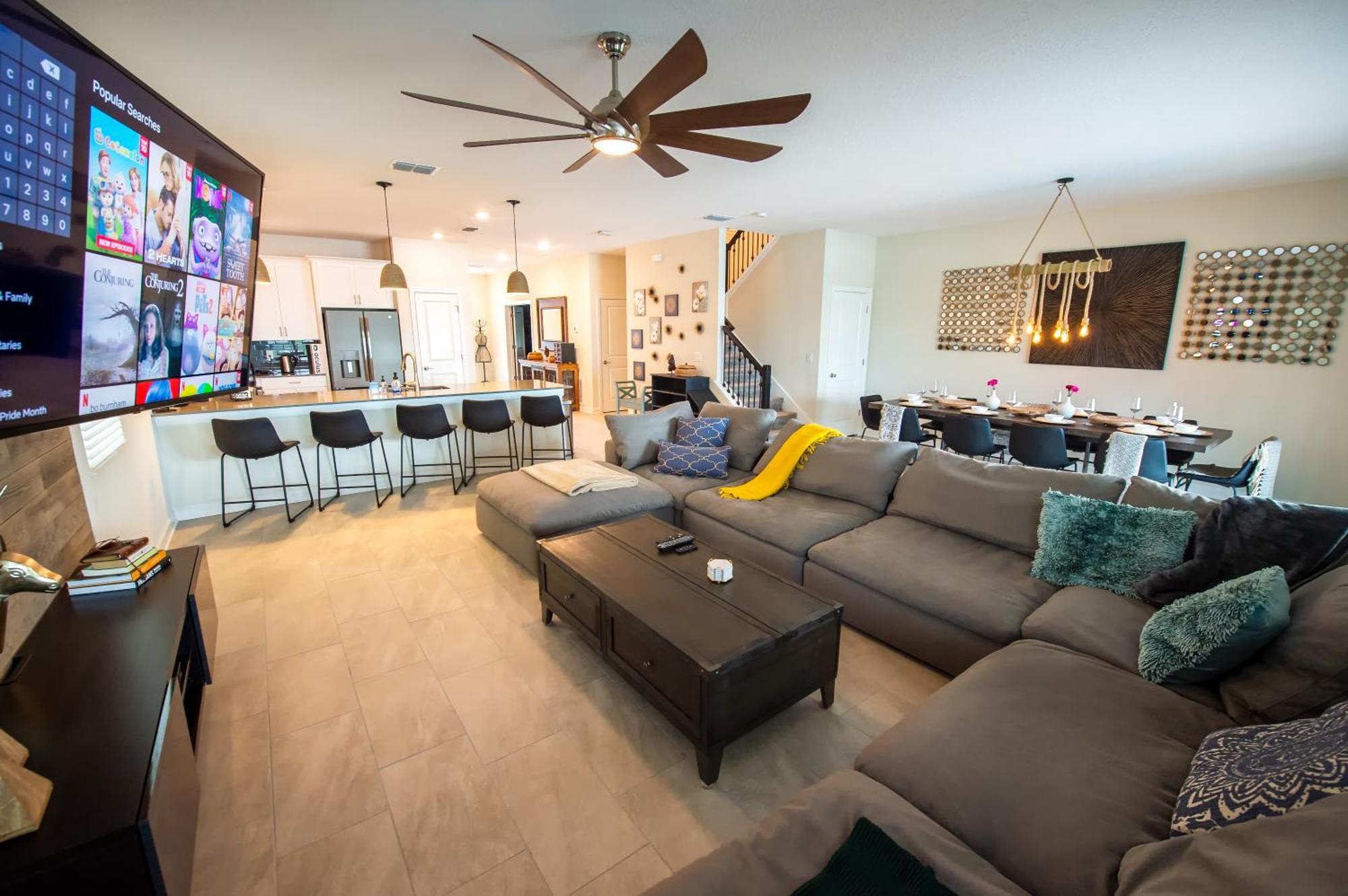 B - New 4 Bedroom Home - 5 Miles To Disney - Free Water Park - Private Pool คิสซิมมี ห้อง รูปภาพ